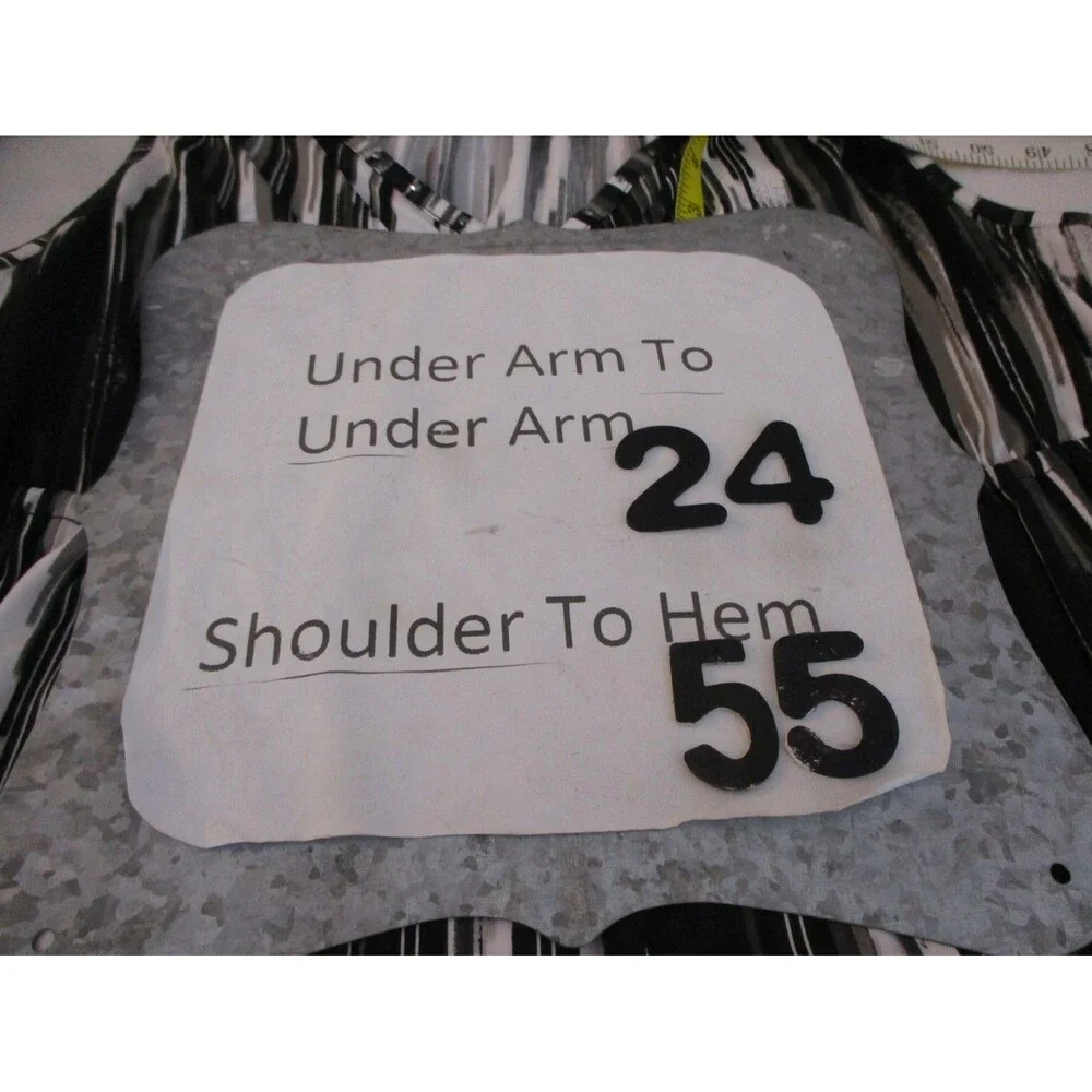 Live And Let Live Maxi Knit Dress Women's Size XL Sleeveless Multicolored V Neck - Picture 5 of 5